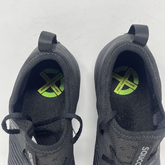 Saucony Havok XC Shoes Mens 7 Black Mesh Lightweight Running Spikeless Sneakers - Picture 10 of 16